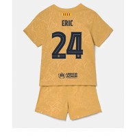 Fotbalové Dres Barcelona Eric Garcia #24 Dětské Venkovní 2022-23 Krátký Rukáv (+ trenýrky)